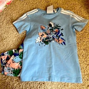 Adidas Leggings and Tshirt